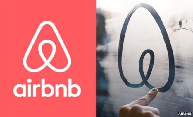 Airbnb New Logo - Airbnb's new logo faces social media backlash - BBC News