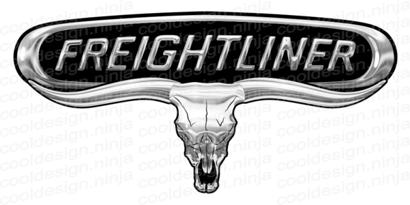 Freightliner Logo - Custom Freightliner Bull Skull Decals