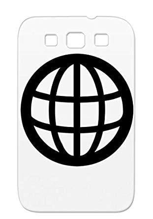 Black and White Internet Logo - TPU World Symbols Shapes Internet Symbol Globe Signs Globe Black ...