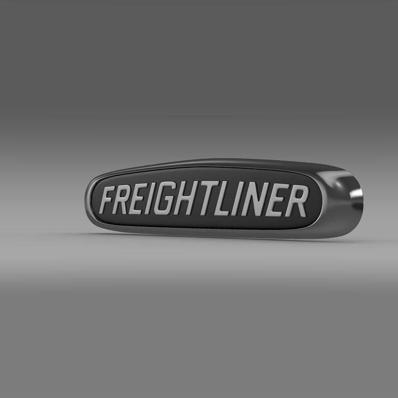 Freightliner Logo - Freightliner Logo 3D Model in Parts of auto 3DExport