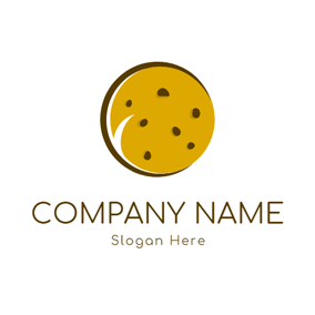 Starting with a Yellow Circle Logo - Free Bakery Logo Designs. DesignEvo Logo Maker