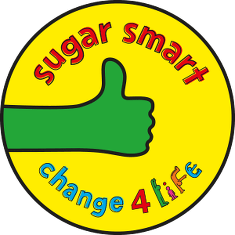 Starting with a Yellow Circle Logo - Albany Village Primary School - Change 4 Life - Sugar Smart Campaign