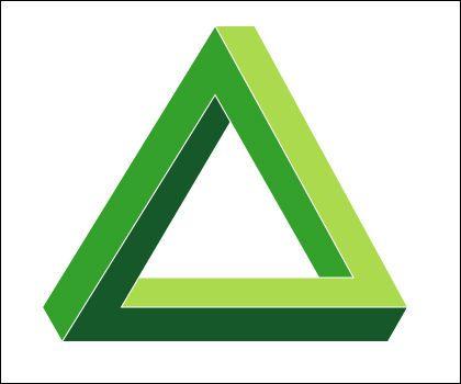 Triangles and Green Square Logo - How to Make an Equilateral Triangle From a Square: 6 Steps