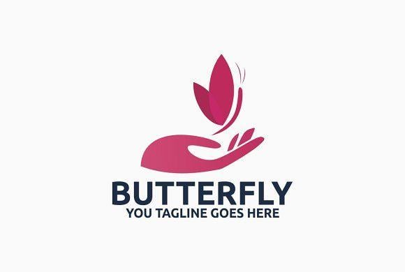 Butterfly Brand Logo - Butterfly Logo ~ Logo Templates ~ Creative Market