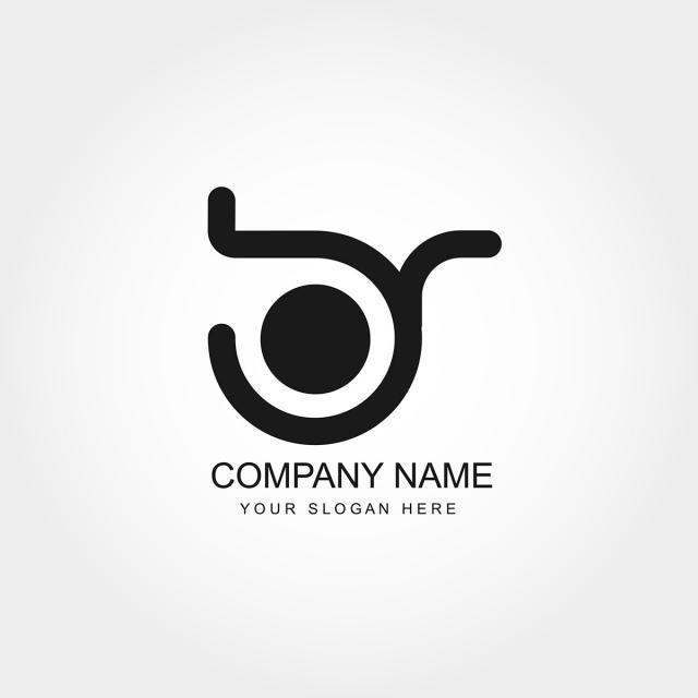 BR Logo - Initial Letter BR Logo Template Vector Design Template for Free ...