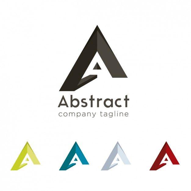 A Logo - A abstract logo design Vector | Free Download