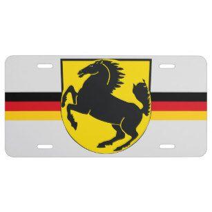 Black Horse with Gold Shield Logo - Black Horse On Gold Shield Gifts on Zazzle