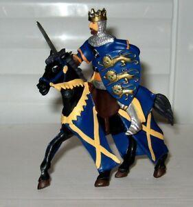 Black Horse with Gold Shield Logo - PAPO 1999 KNIGHT KING CROWN GOLD/BLUE LION SHIELD & BLACK HORSE ...