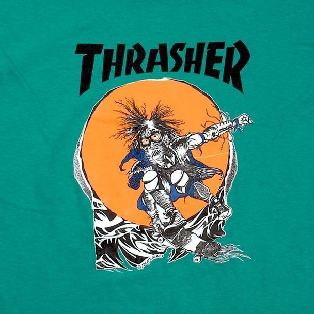 Skeleton Thrasher Logo - Thrasher Magazine Cover (The Artwork of Pushead | The Retroist ...