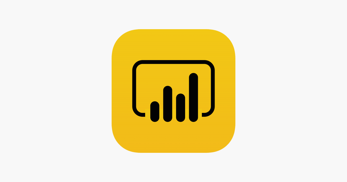 Bi Microsoft Power Apps Logo - Microsoft Power BI on the App Store