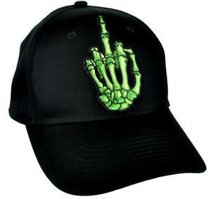 Skeleton Thrasher Logo - Skeleton Hand Middle Finger Hat Baseball Cap Skater Thrasher ...