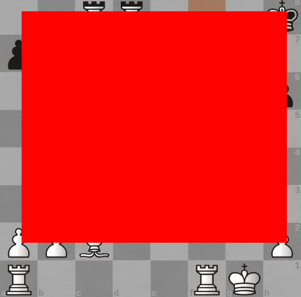 Red Square with White Rectangle Logo - White to move (ignore the red square, sorry) : AnarchyChess
