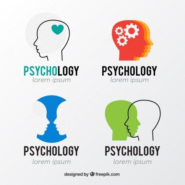 Psychology Logo - Psychology logos with head silhouettes Vector | Free Download