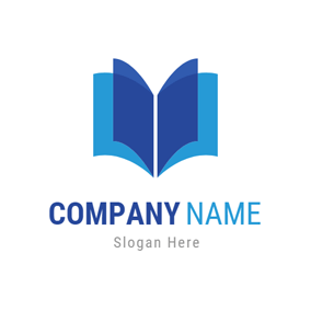 Blue Rectangle Logo - Free Education Logo Designs | DesignEvo Logo Maker