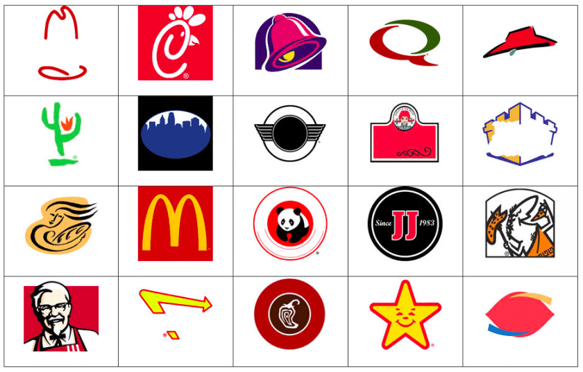 Food Logo - Click the Fast Food Logos Quiz
