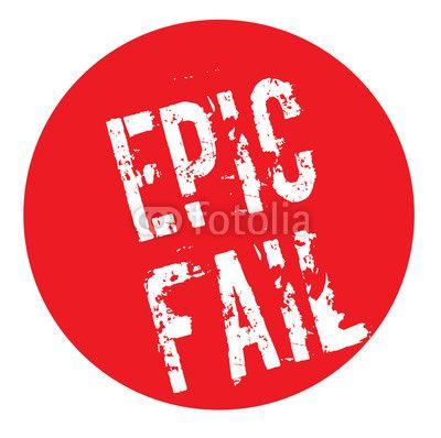 Fail X Logo - Epic Fail stamp. Typographic label, stamp or logo | Buy Photos | AP ...