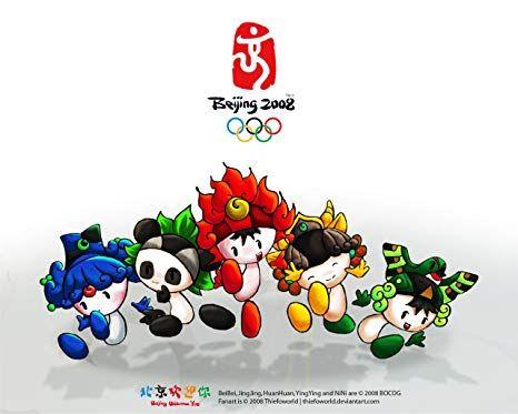 Fuwa Logo - Athah Designs Summer Olympics Beijing 2008 Fuwa Beibei Jingjing