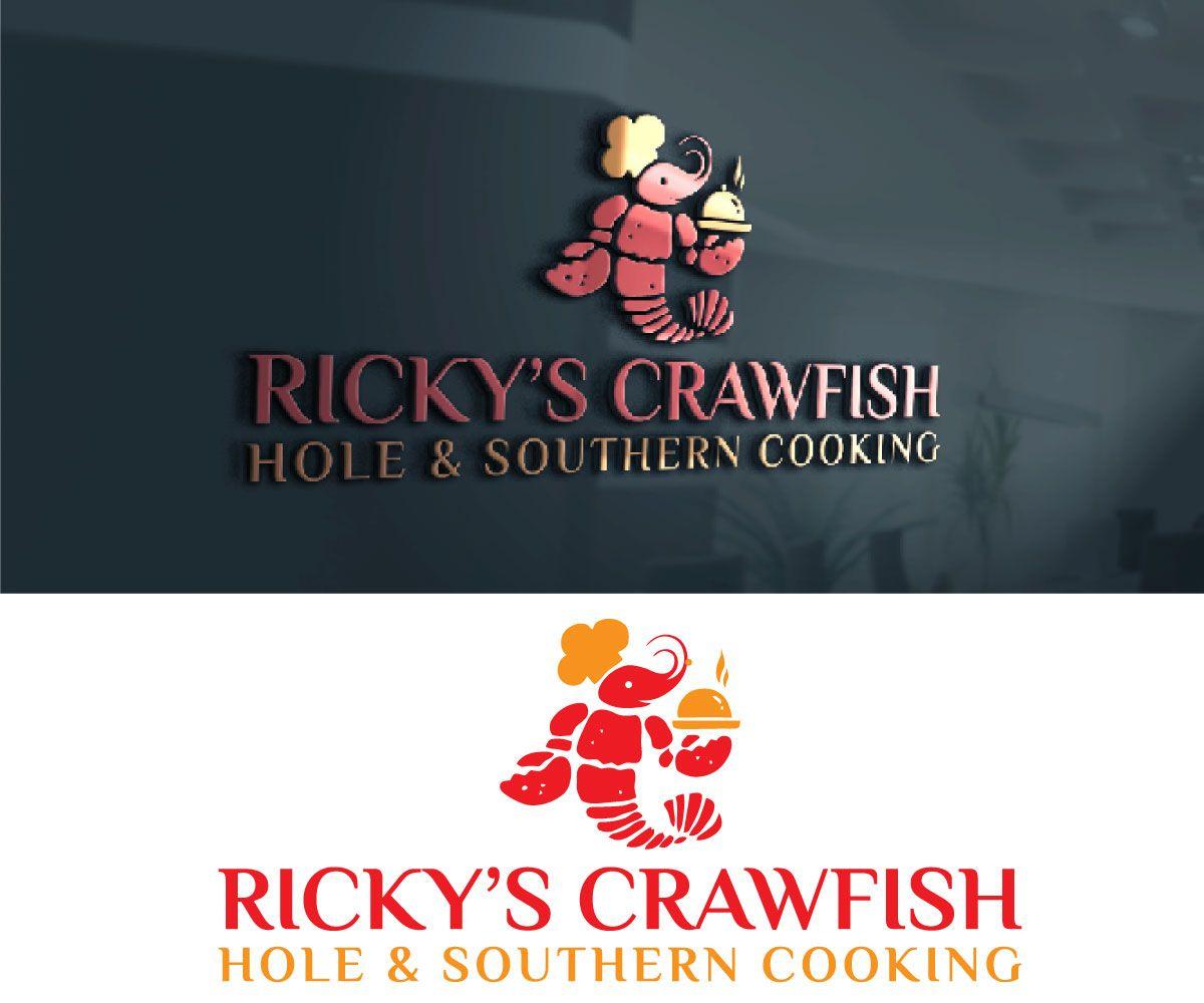 Ricky's Logo - Logo Design for Ricky's Crawfish Hole & Southern Cooking