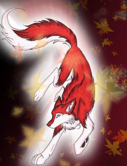 Anime Red Wolf Logo - Amazing Wolves images Pretty red wolf... wallpaper and background ...