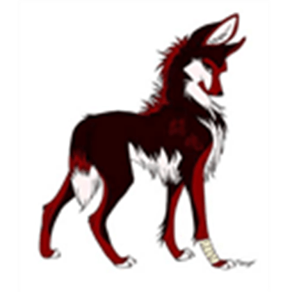 Anime Red Wolf Logo Logodix - amine wolf roblox