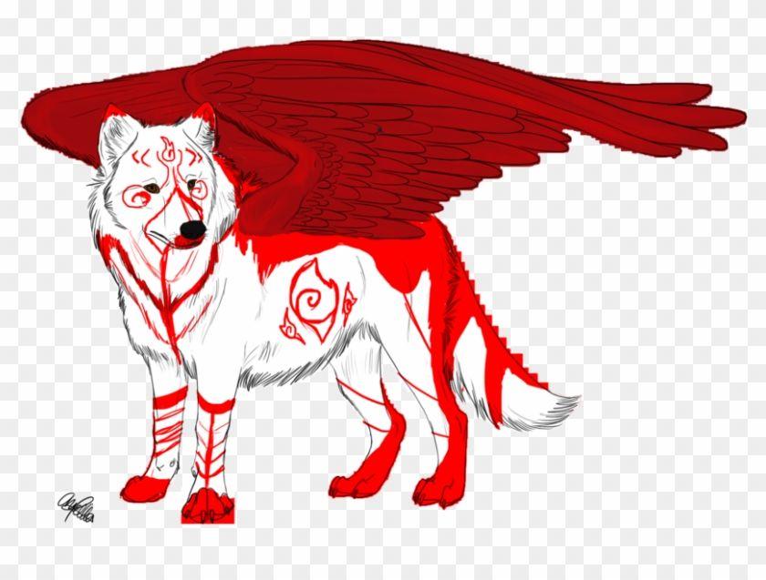 Red White Wolf Logo - White Wolf Clipart Red Wolf - White Wolf Anime Red - Free ...