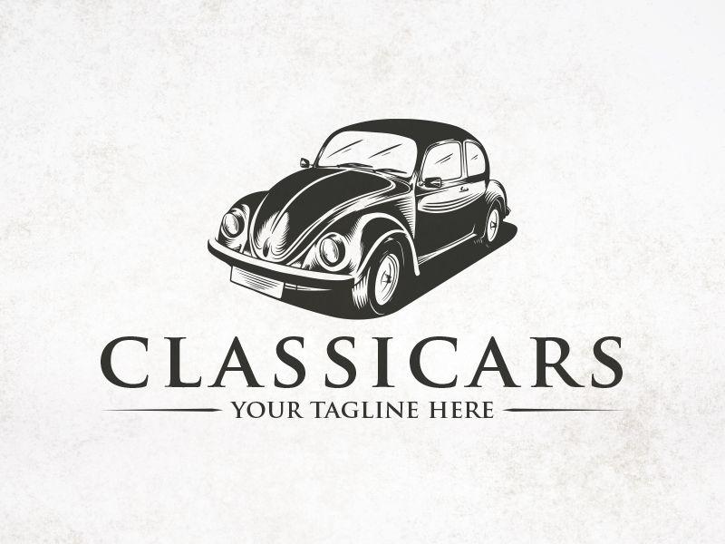 Vintage Auto Logo - Classic Car Logo Template