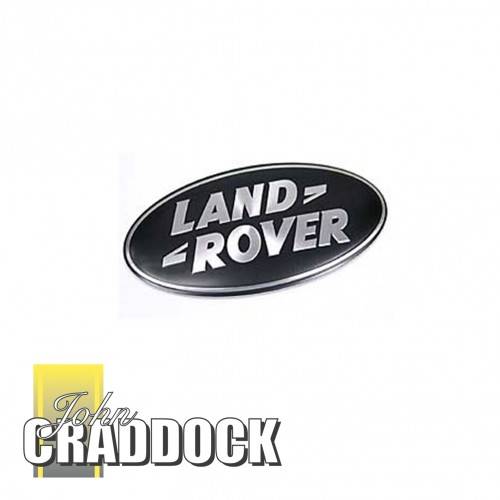 Black and Silver Logo - Land Rover Logo Grill Badge Black Silver DAG500160