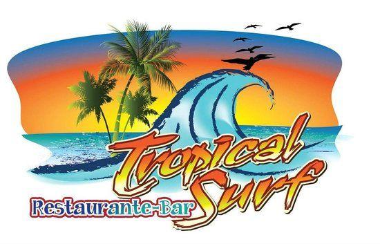 Tropical Surf Logo - logo of Tropical Surf Restaurant, Puerto Escondido