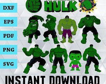 Hulk Superhero Logo - Hulk logo | Etsy