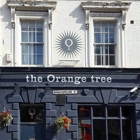 Round Orange Tree Logo - All round good pub close to Nottingham Trent University - the Orange ...