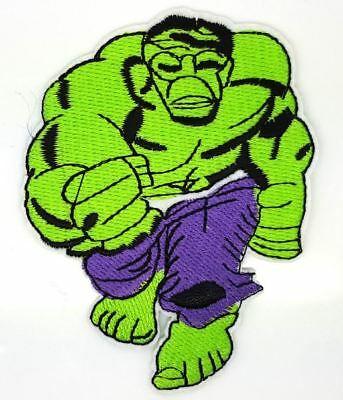 Hulk Superhero Logo - HULK SUPERHERO MOVIE Logo Embroidered Iron/ Sew On Patch 8.5x6.5cm