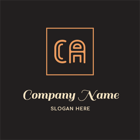 Square Letter Font Logo - Monogram Maker - Make a Monogram Logo Design for Free | DesignEvo