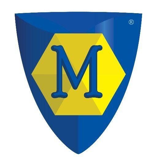 Blue Shield Yellow Hexagon M Logo - Blue Shield Yellow Hexagon M Logo