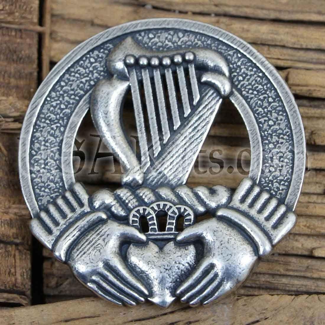 Harp Shaped Logo - Harp Cap Badge | Kilt Accessories | USA Kilts