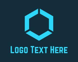 Blue Shield Yellow Hexagon M Logo - Hexagon Logo Designs. Make An Hexagon Logo