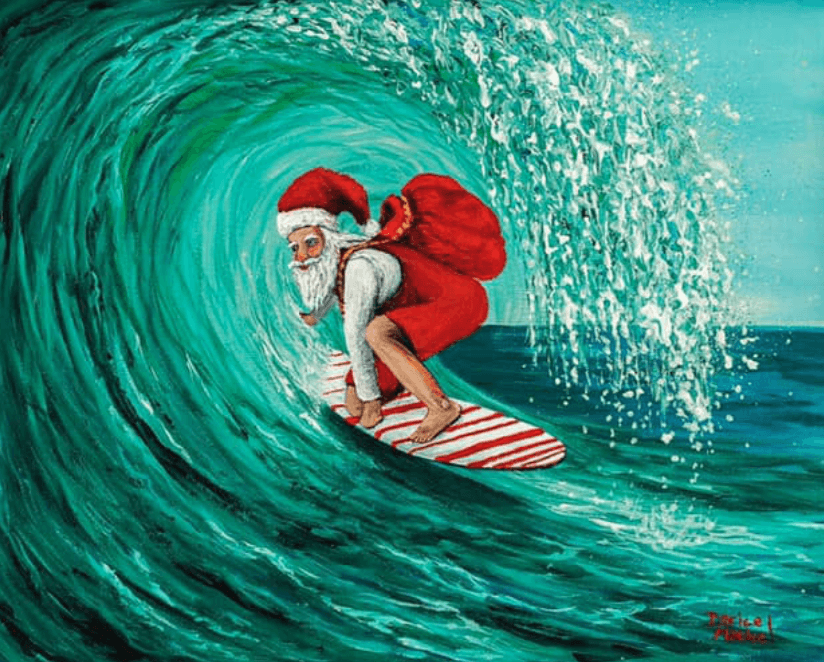 Tropical Surf Logo - MELE KALIKIMAKA from Laguna Tropical Surf Dec 25 2018 93.5