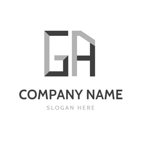 Harp Shaped Logo - Monogram Maker - Make a Monogram Logo Design for Free | DesignEvo