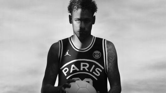 Air Jordan Basketball Logo - Nike Air Jordans pass basketball with Paris Saint-Germain soccer club