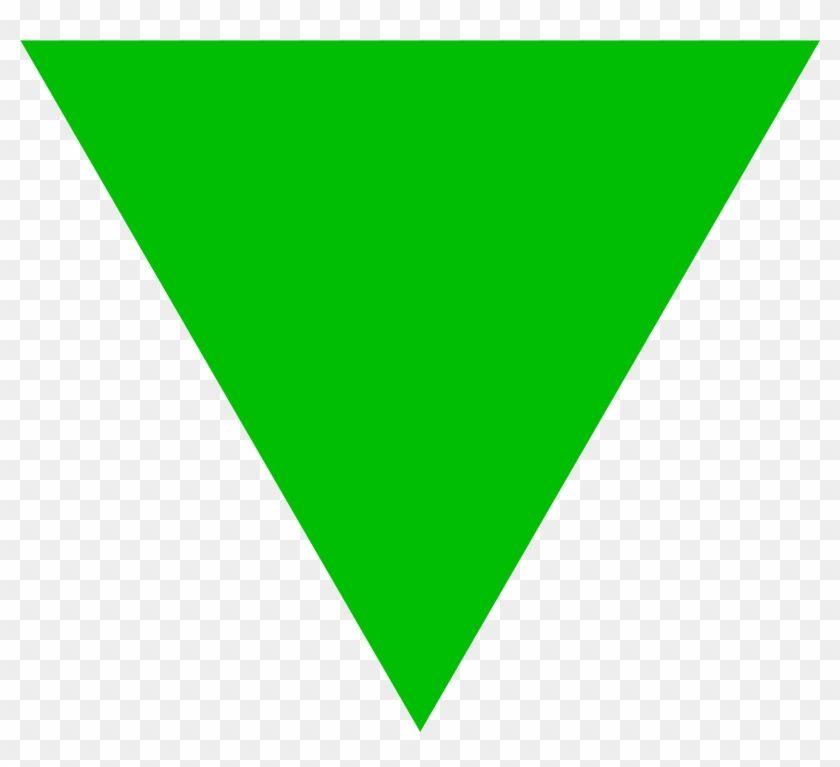 Upside Down Triangle Logo - Triangle Clipart Svg - Green Upside Down Triangle - Free Transparent ...