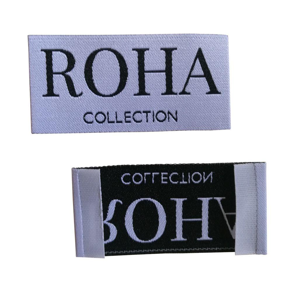 Clothing Brand with Hand as Logo - Customized garment sewing tag for clothing tags brand logo label