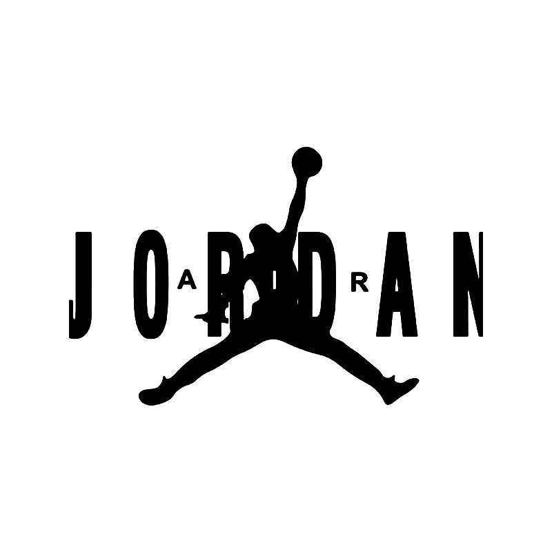 Jordan 2 Logo - Michael Jordan Logo 2 Vinyl Sticker