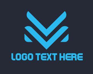 Blue Shield Yellow Hexagon M Logo - Letter M Logos. The Logo Maker