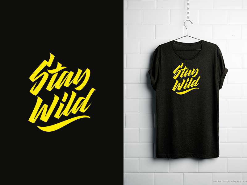 Clothing Brand with Hand as Logo - Stay Wild for Clothing Brand by Yevdokimov Kirill. Dribbble