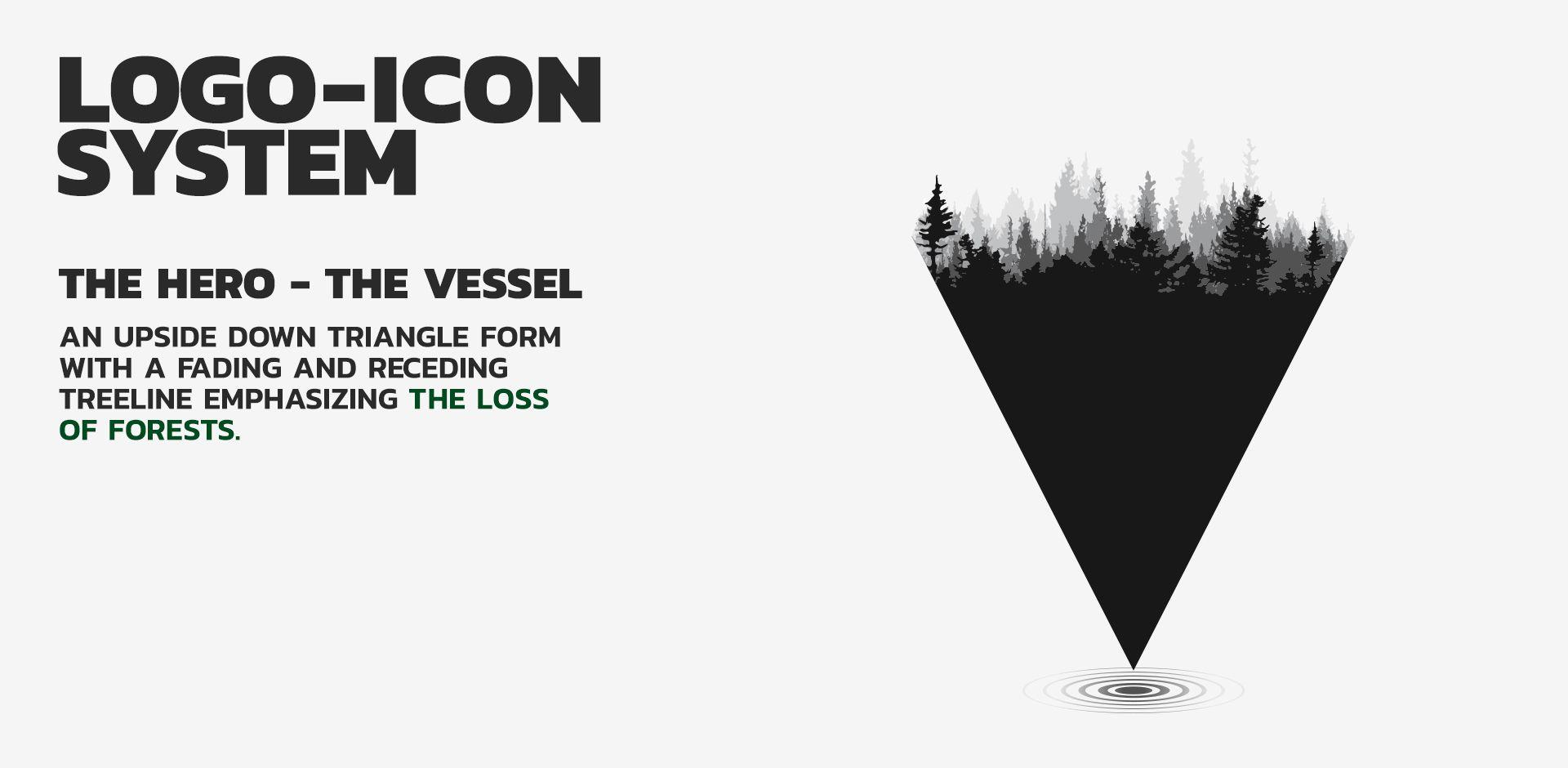 Upside Down Triangle Logo - Stand For Forests | Greenpeace on Behance