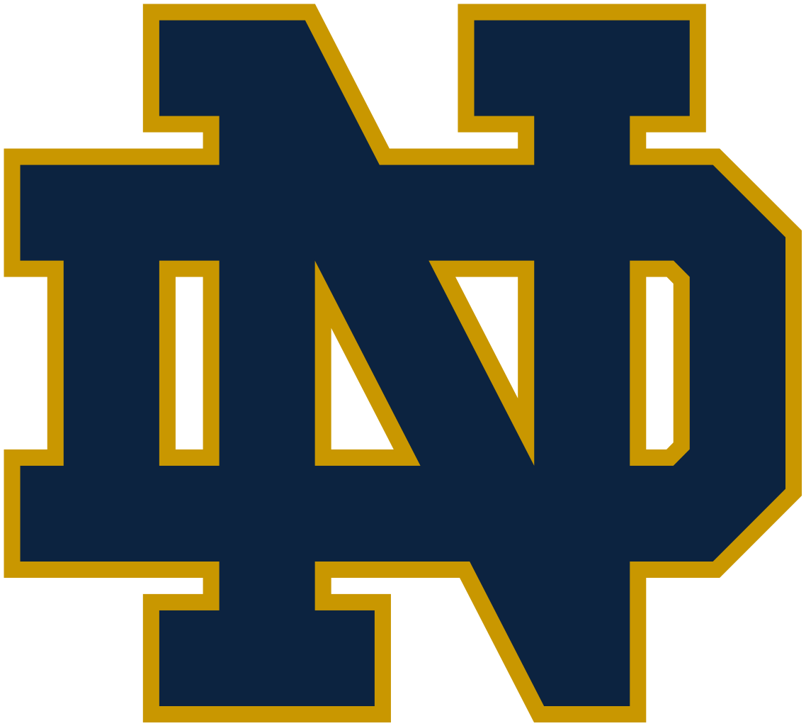 University of Notre Dame Logo - Notre Dame Fighting Irish logo.svg