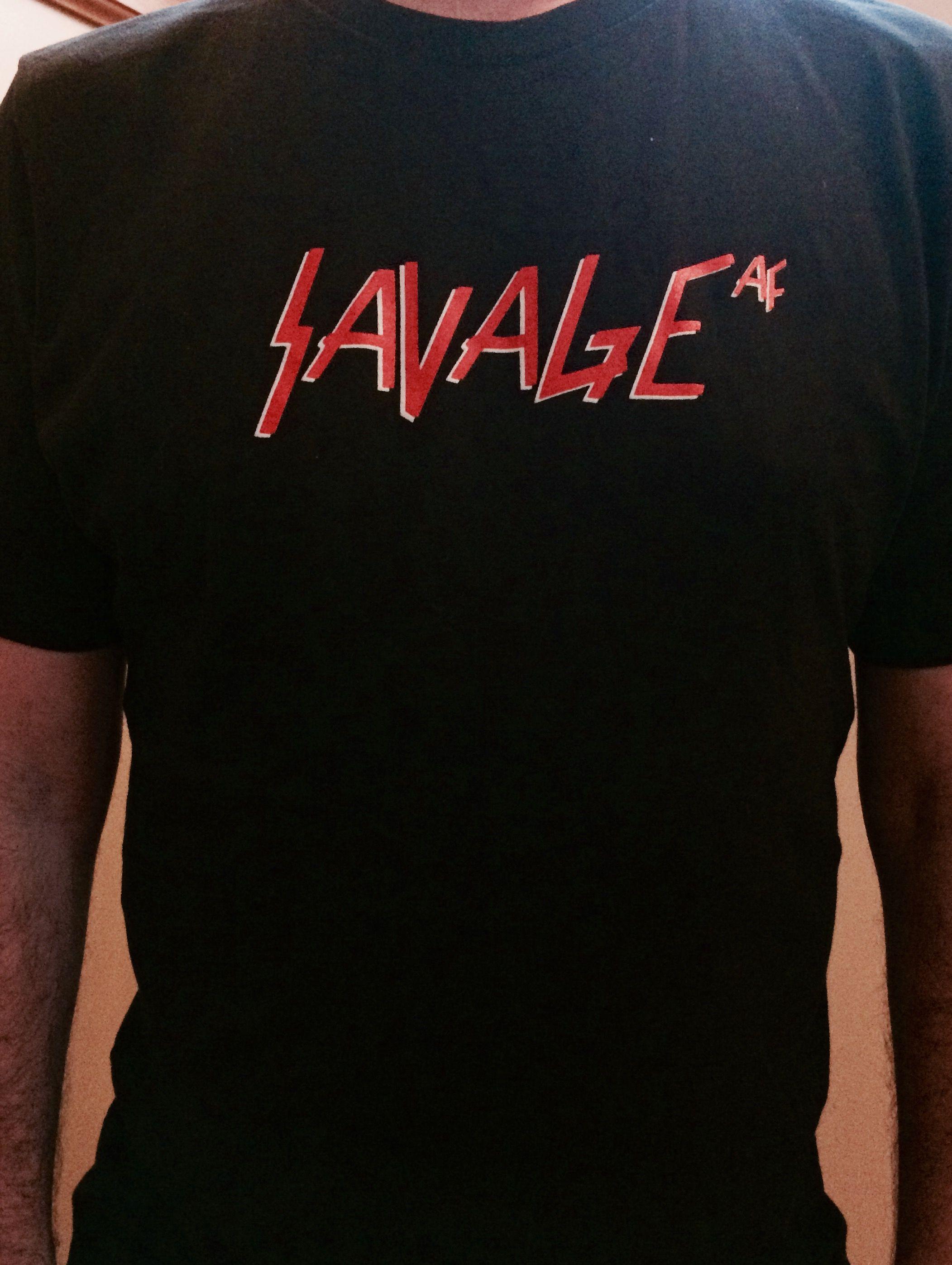 Savage Af Logo - Savage AF (Slayer logo) t-shirt (2X-5X)