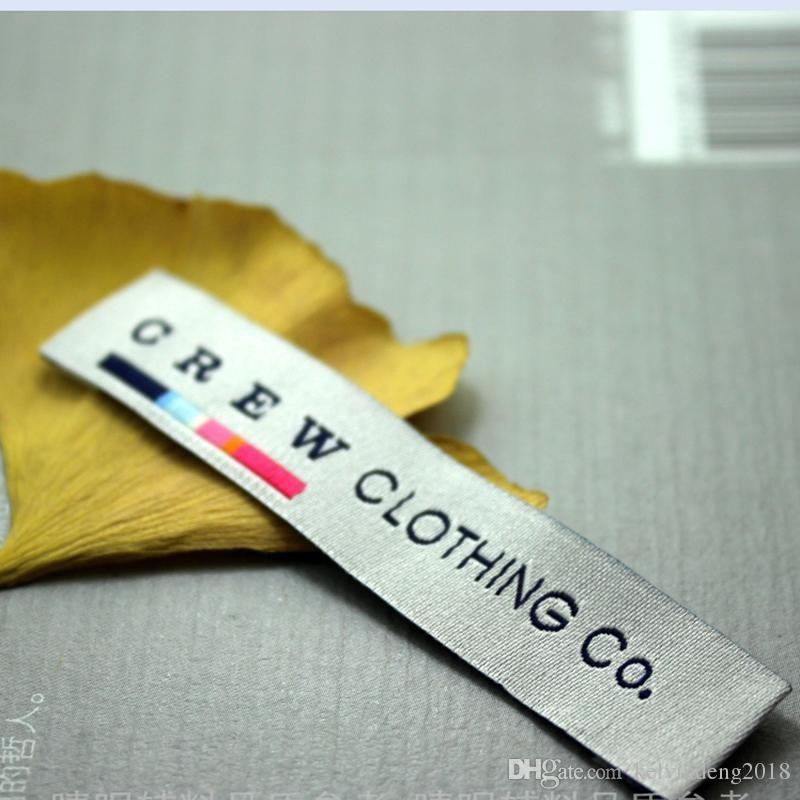 Clothing Brand with Hand as Logo - Customeized Logo Tags Sewing Tags Woven Labels Hand Made Labels