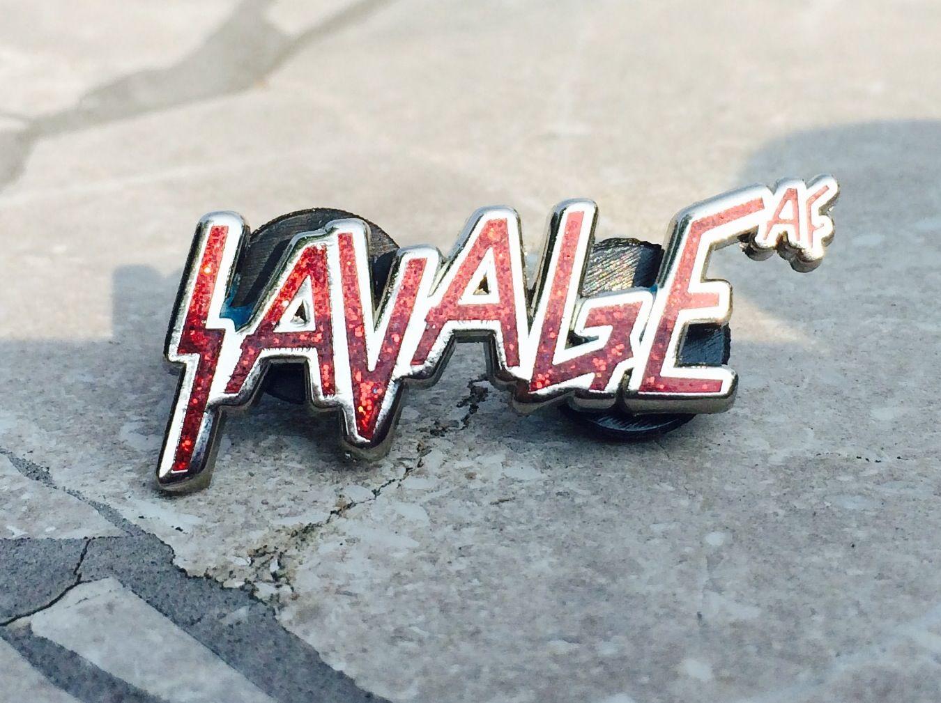 Savage Af Logo - Savage AF Pin