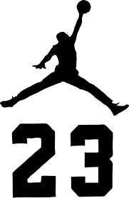 Jordan with Jordan 23 Logo - Jordan Jumpman 23 Logo AIR Huge Vinyl Decal Sticker for Wall Car ...
