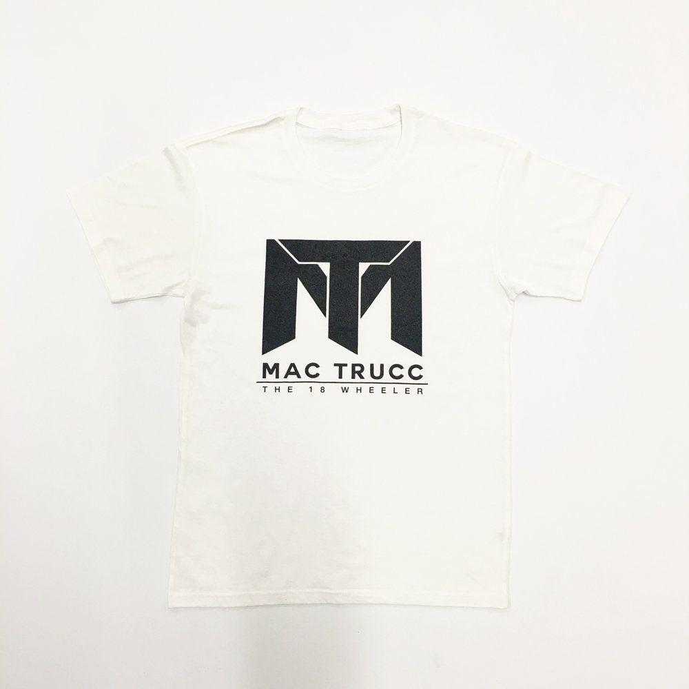 MT Logo - The Mac Trucc — MT Logo T (White/Black)